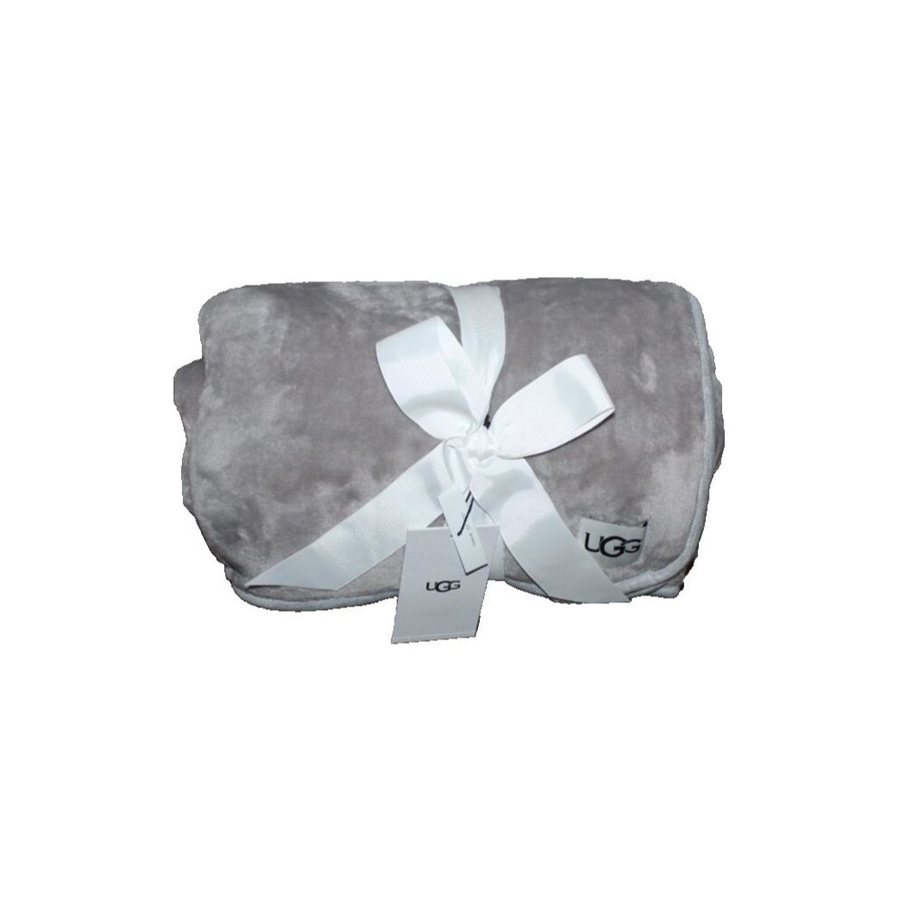 UGG HOME DUFFIELD II PLUSH THROW BLANKET 50‎ X 70 GRAY